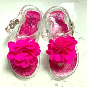 Baby toddler Pink Jelly Sandal size 5